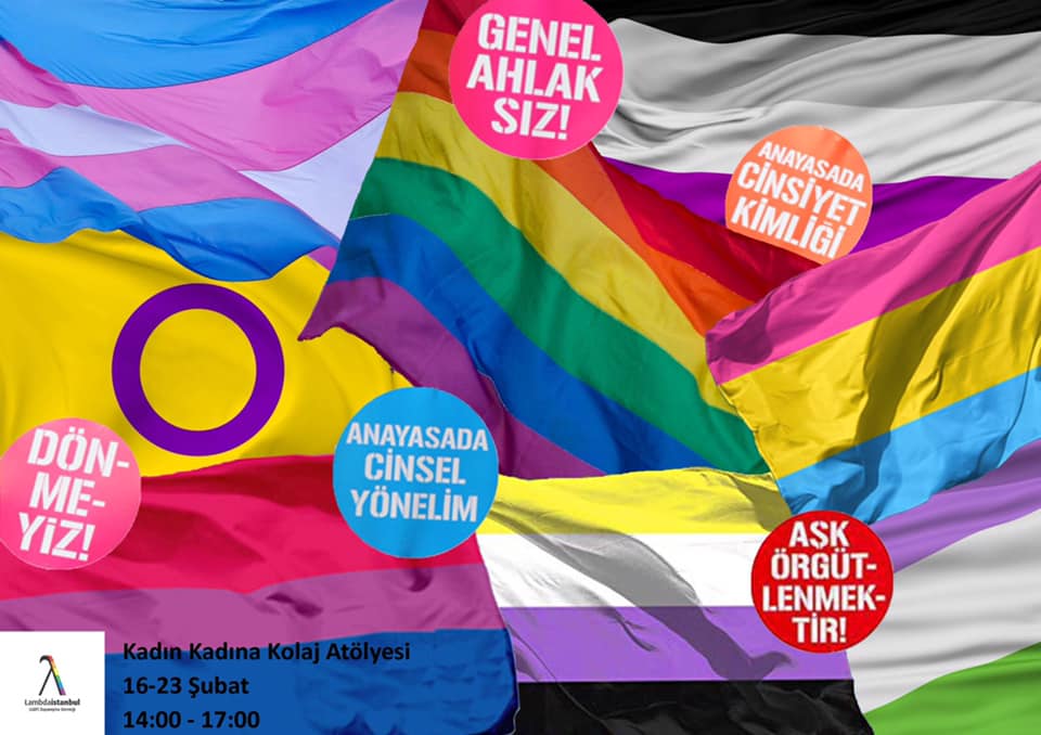 Kadın Kadına Atölyeler, yola “kolaj” ile devam ediyor Kaos GL - LGBTİ+ Haber Portalı