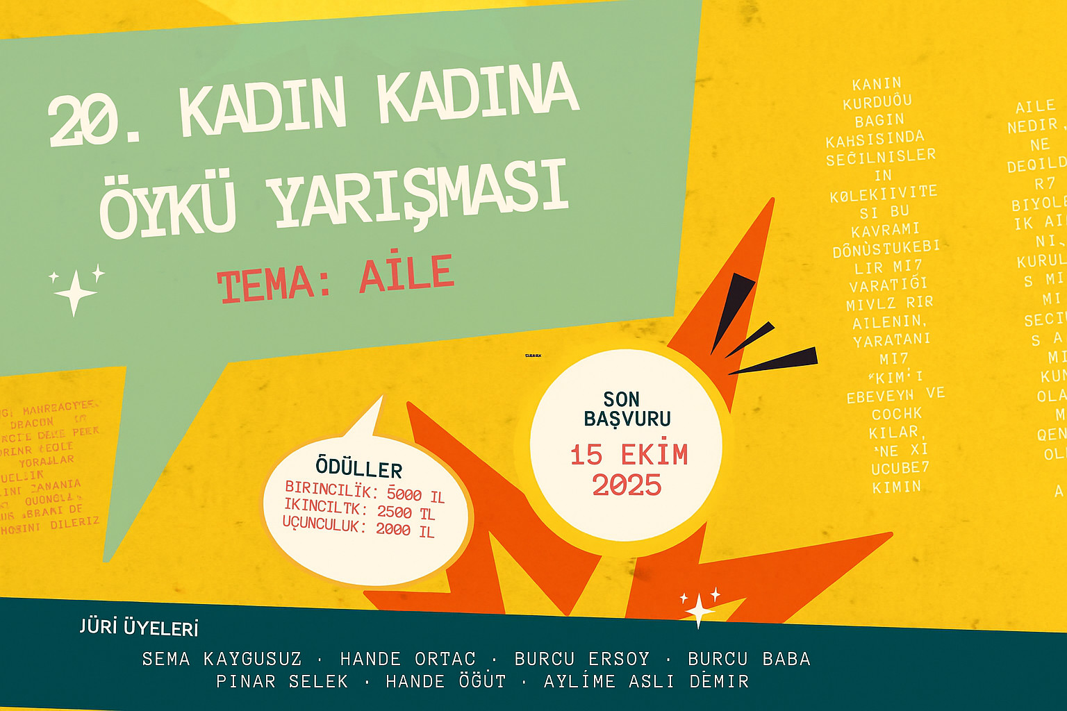 Kadın Kadına Öykü Yarışması’na başvuru süresi uzatıldı | Kaos GL - LGBTİ+ Haber Portalı Haber