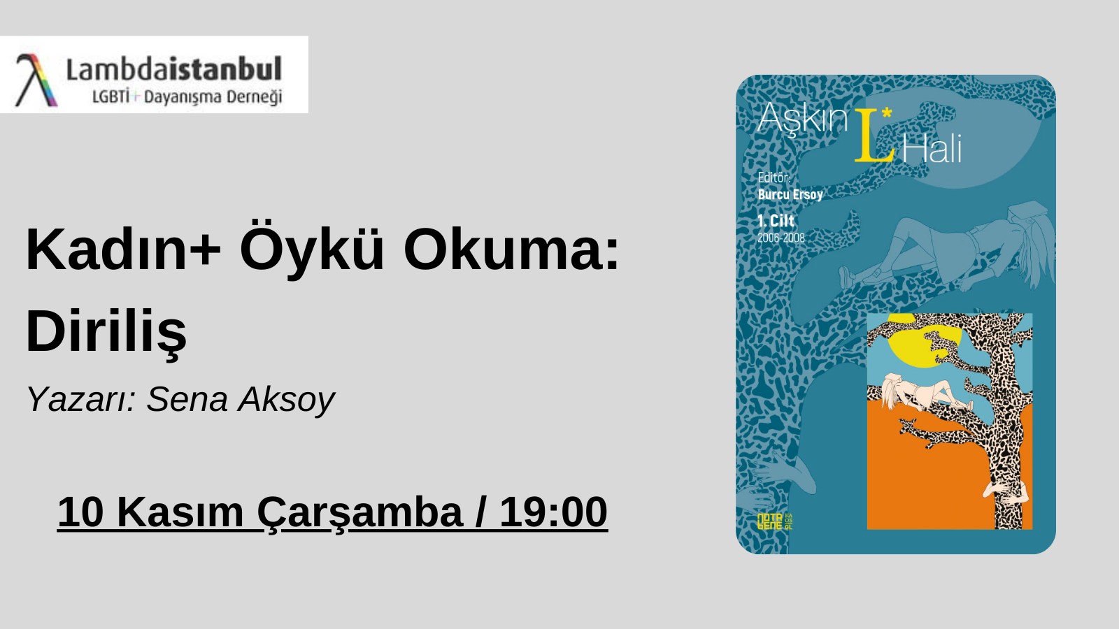 Kadın+ Öykü Okuma’da bu hafta: Diriliş Kaos GL - LGBTİ+ Haber Portalı