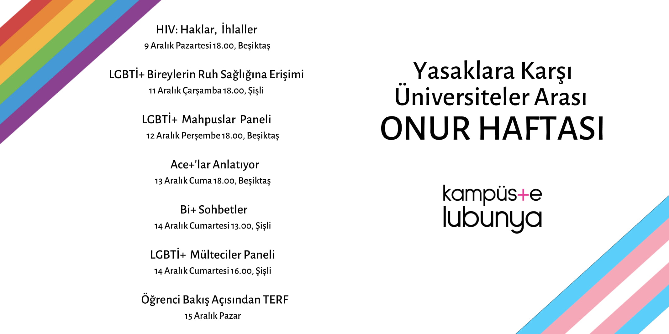 Kampüste Lubunya’dan “Ace+'lar Anlatıyor” paneli Kaos GL - LGBTİ+ Haber Portalı