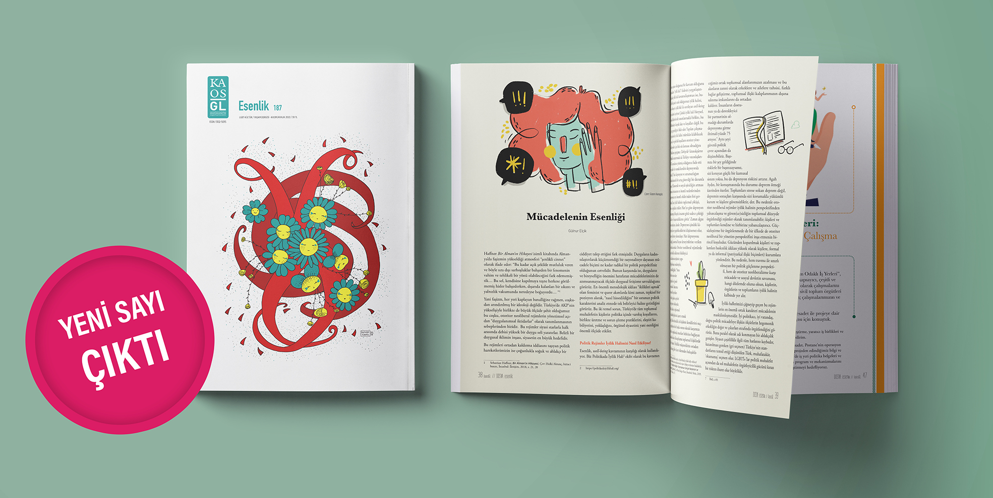Kaos GL Dergisi “Esenlik” sayısı çıktı! Kaos GL - LGBTİ+ Haber Portalı