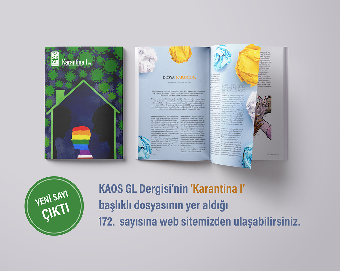 Kaos GL Dergisi’nden özel seri: “Karantina I” çıktı! | Kaos GL - LGBTİ+ Haber Portalı