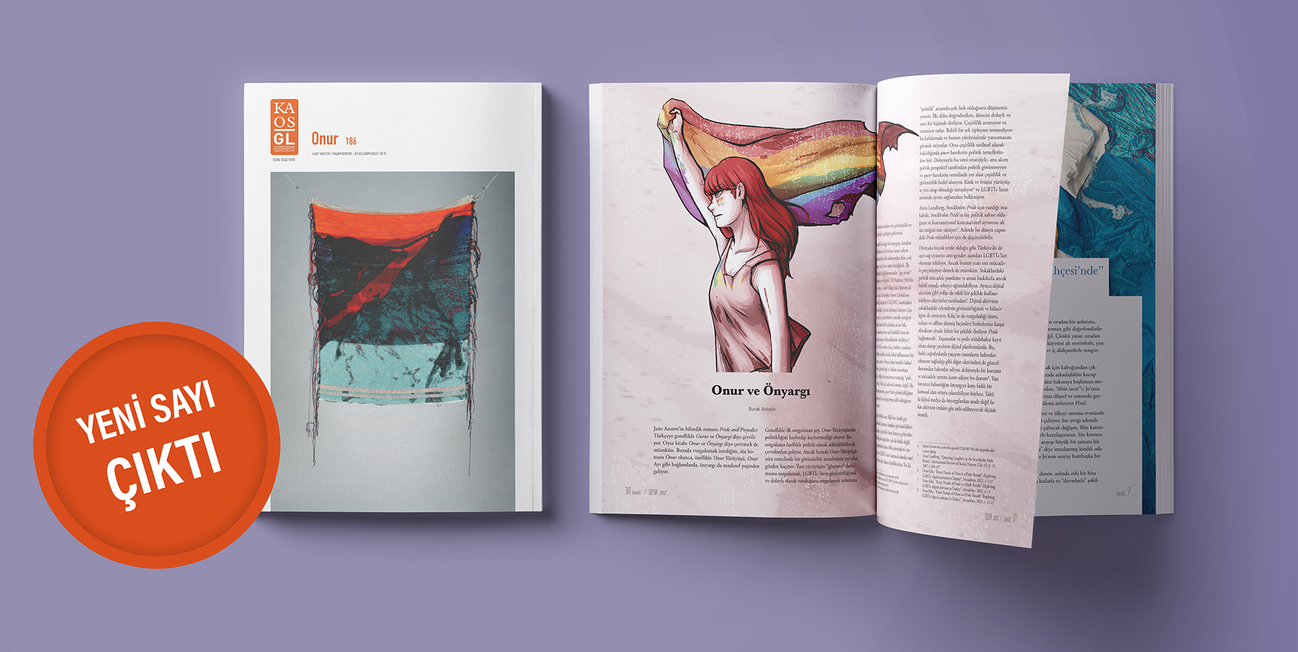 Kaos GL Dergisi “Onur” sayısı çıktı! Kaos GL - LGBTİ+ Haber Portalı