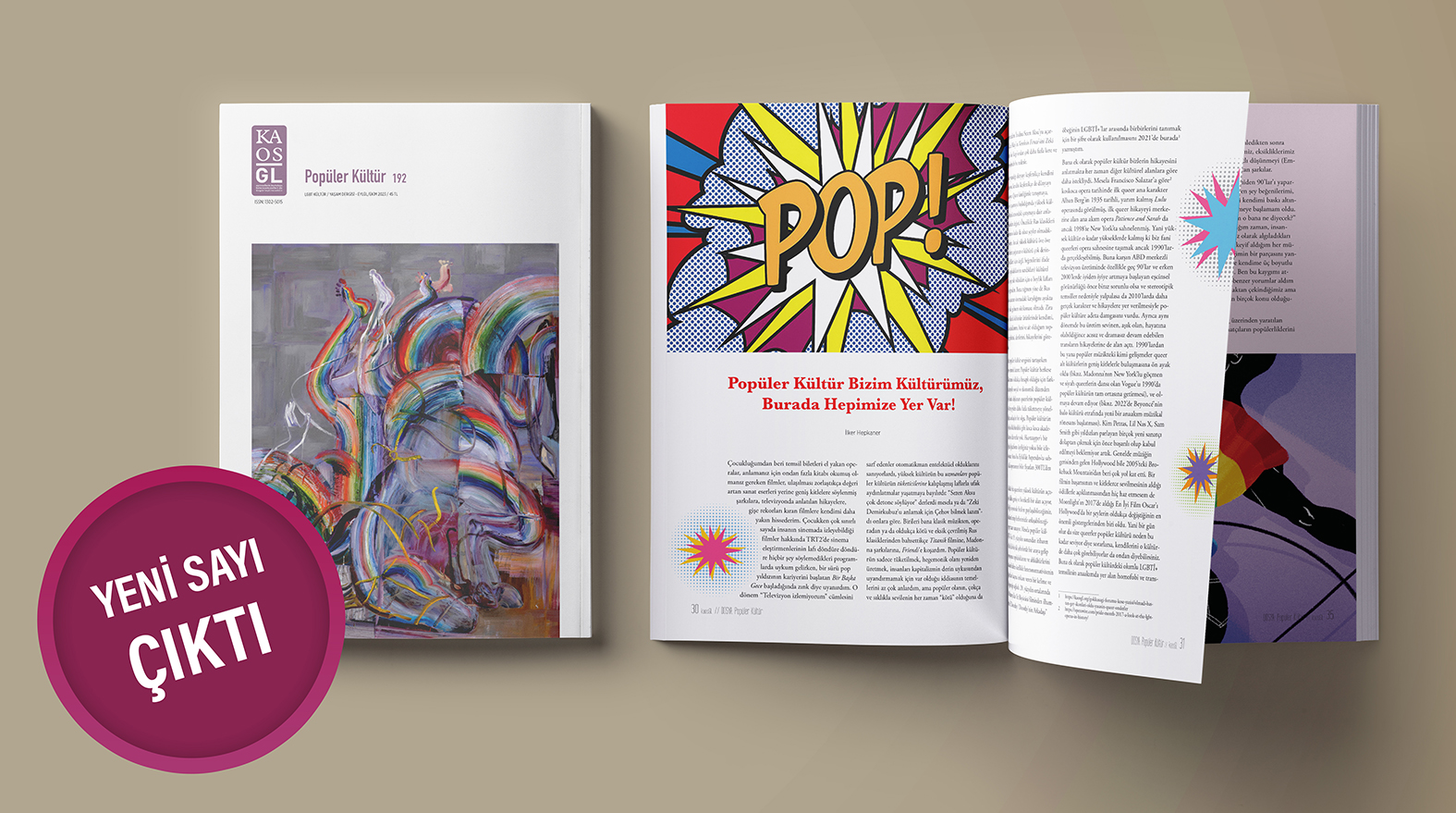Kaos GL Dergisi “Popüler Kültür” sayısı çıktı! Kaos GL - LGBTİ+ Haber Portalı