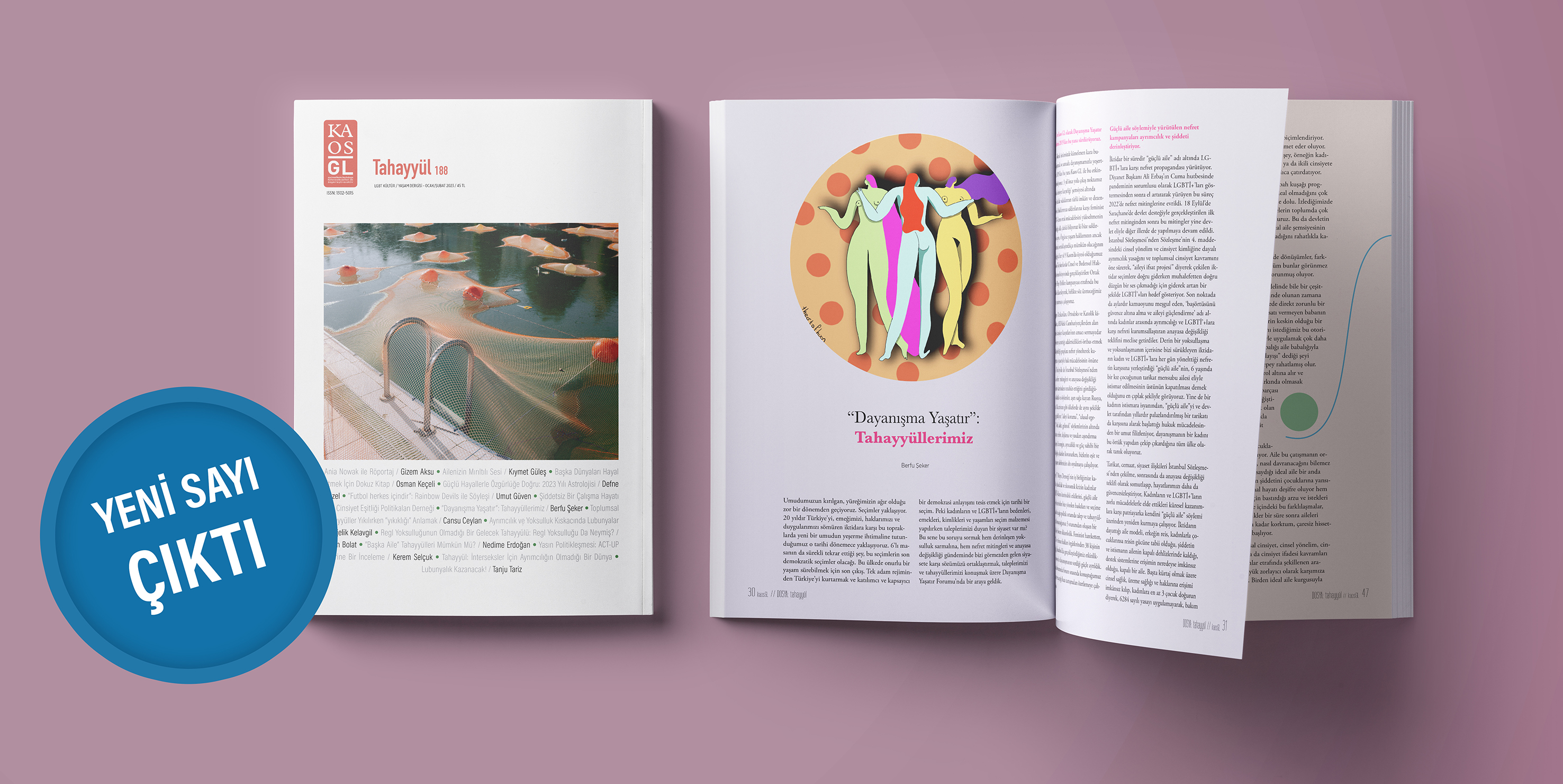Kaos GL Dergisi “Tahayyül” sayısı çıktı! Kaos GL - LGBTİ+ Haber Portalı