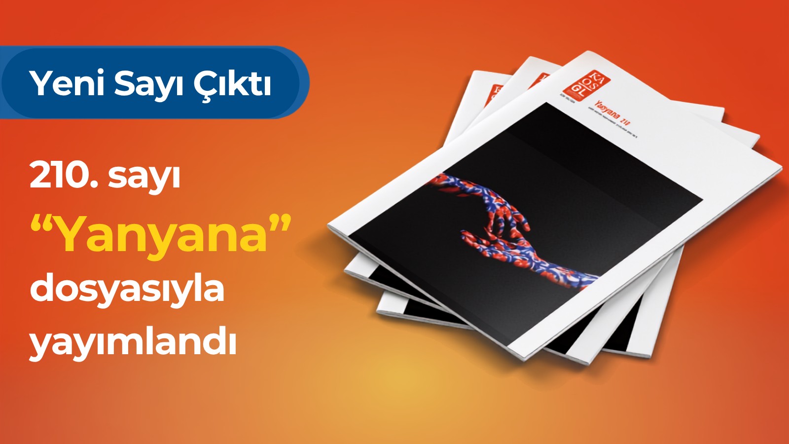 Kaos GL dergisinin "Yan Yana" sayısı çıktı! Kaos GL - LGBTİ+ Haber Portalı