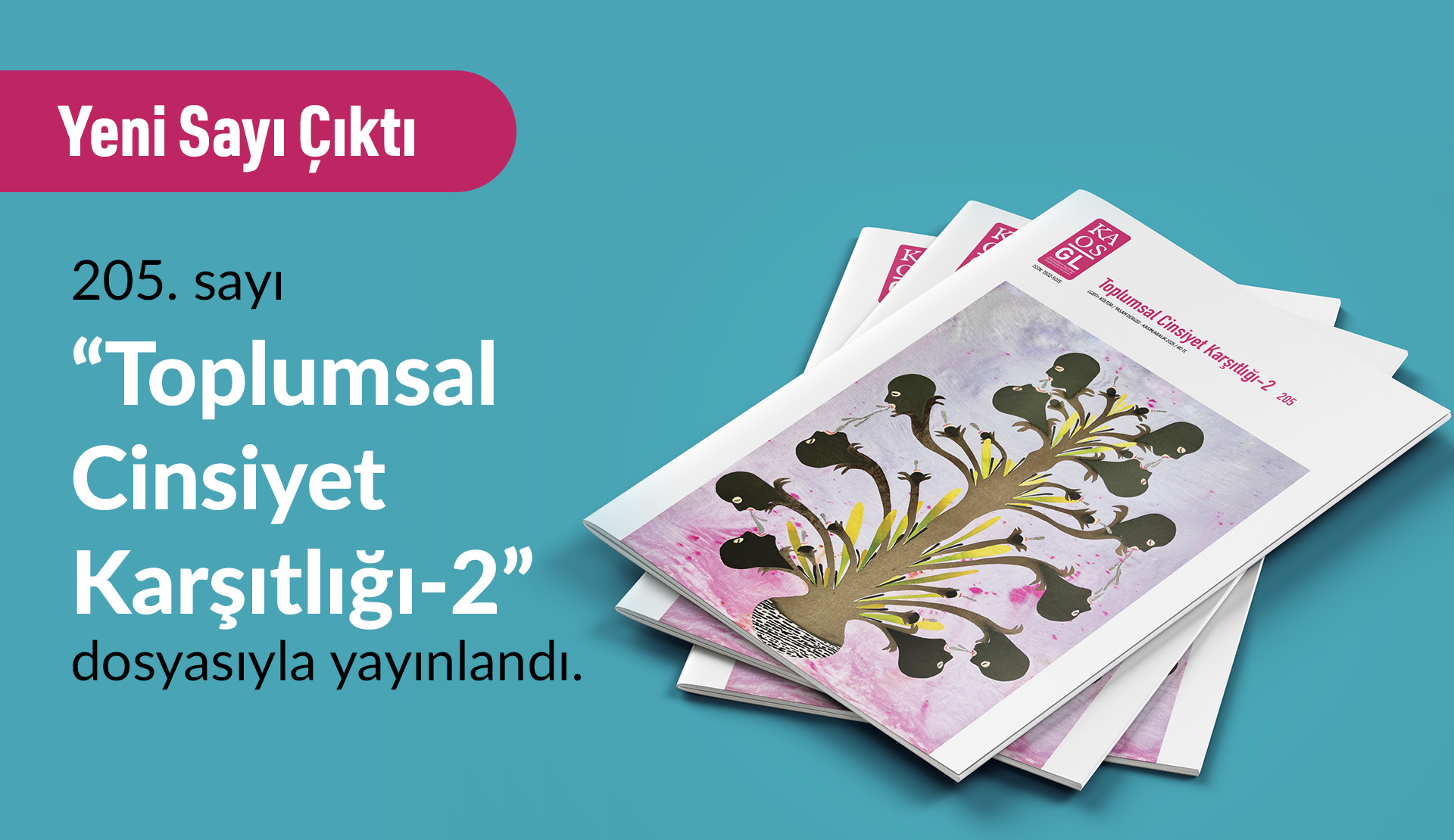 Kaos GL Dergisinin “Toplumsal Cinsiyet Karşıtlığı - 2” sayısı çıktı | Kaos GL - LGBTİ+ Haber Portalı Haber