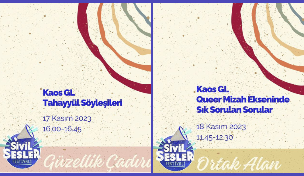 Kaos GL, Sivil Sesler Festivali’nde Kaos GL - LGBTİ+ Haber Portalı