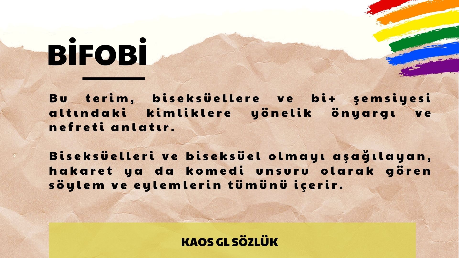Kaos GL Sözlük: Bifobi Kaos GL - LGBTİ+ Haber Portalı