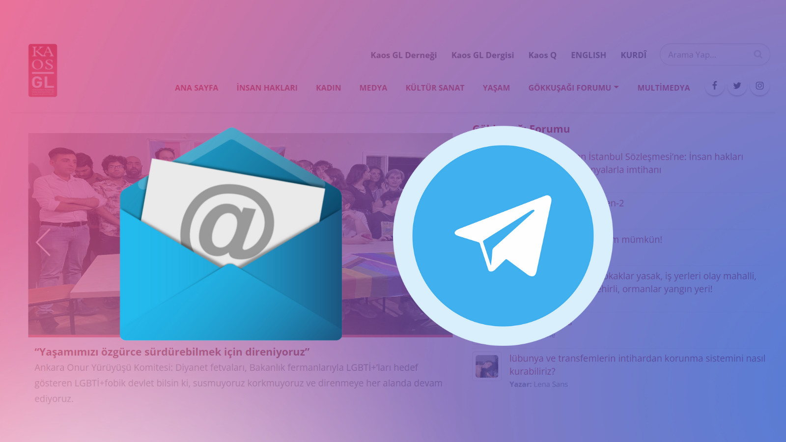 Kaos GL’yi e-posta bülten ve Telegram’dan takip edebilirsiniz! Kaos GL - LGBTİ+ Haber Portalı
