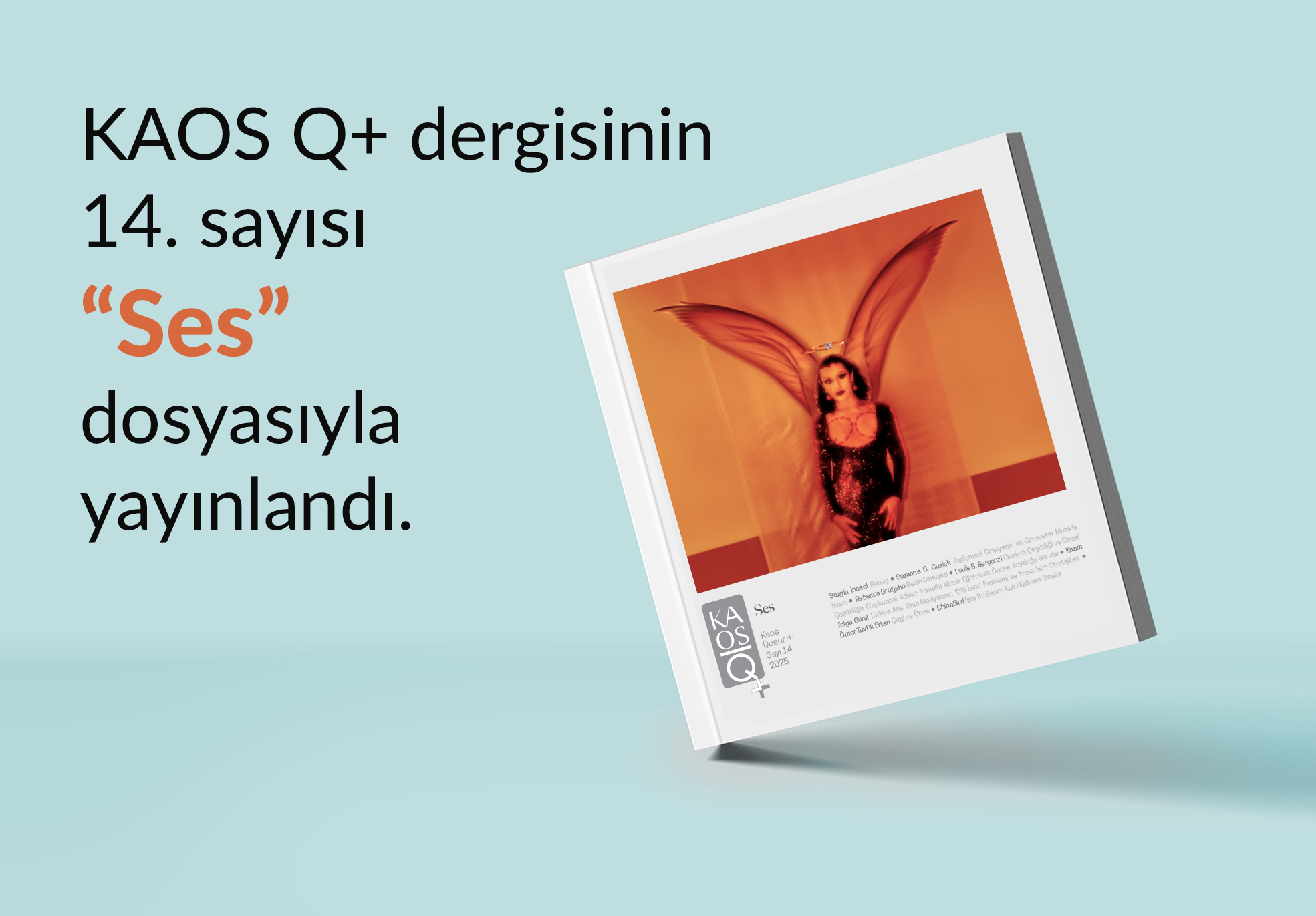 KaosQueer+’nın “Ses” temalı 14. sayısı yayında! Kaos GL - LGBTİ+ Haber Portalı