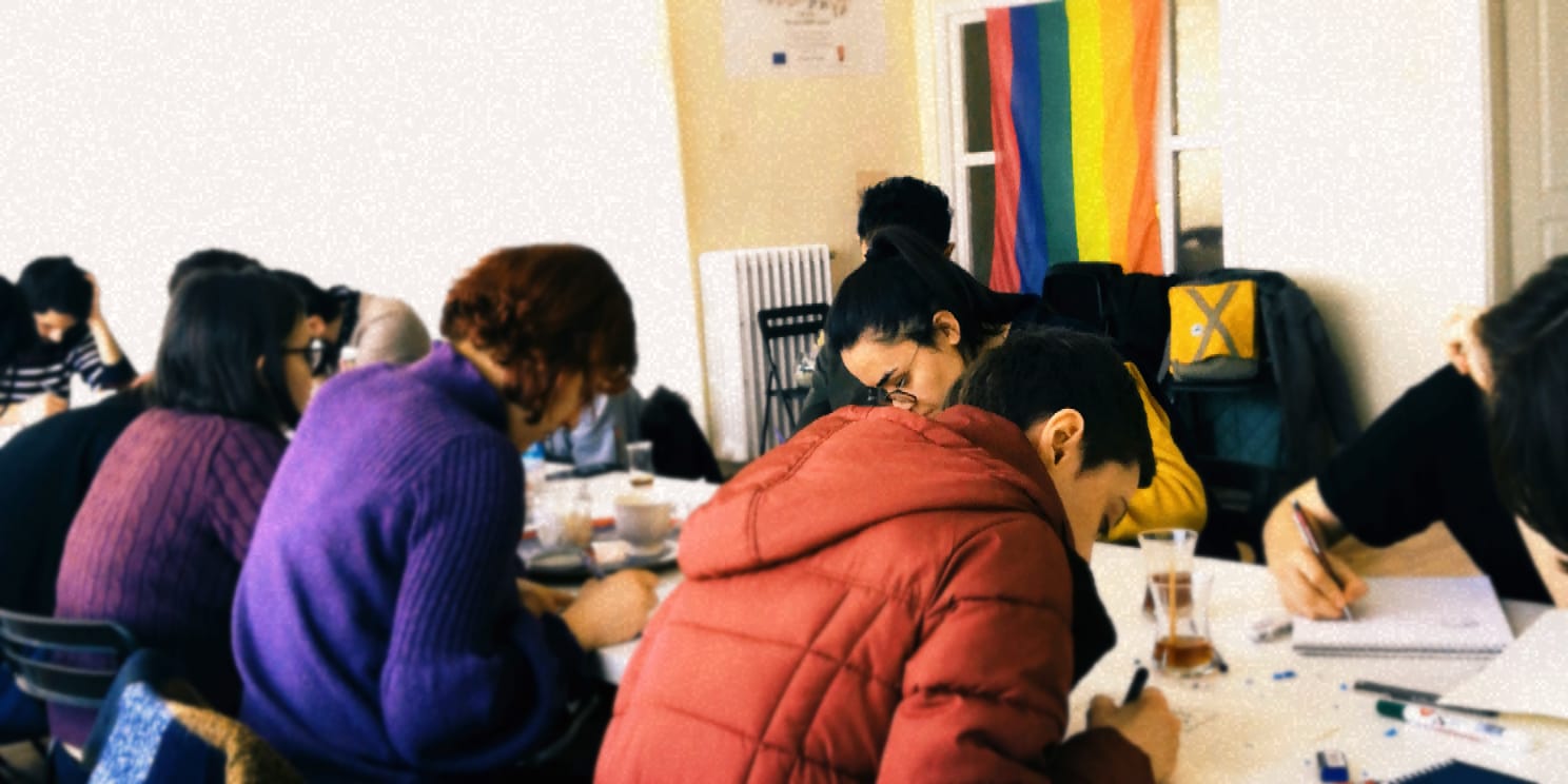 Karikatür Okulu’nda gündem çizildi Kaos GL - LGBTİ+ Haber Portalı
