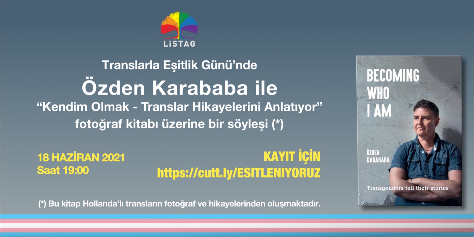 “Kendim Olmak - Translar Hikayelerini Anlatıyor” söyleşisi 18 Haziran’da Kaos GL - LGBTİ+ Haber Portalı