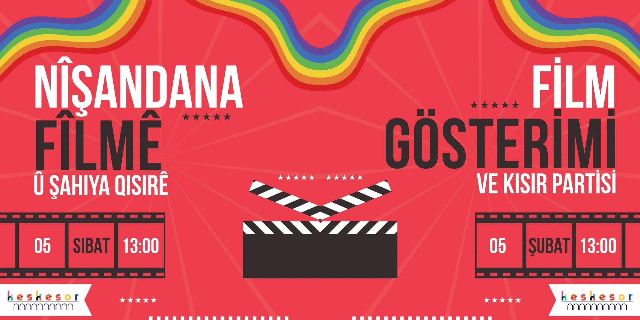 Keskesor film gösterimi ve kısır partisine çağırıyor Kaos GL - LGBTİ+ Haber Portalı
