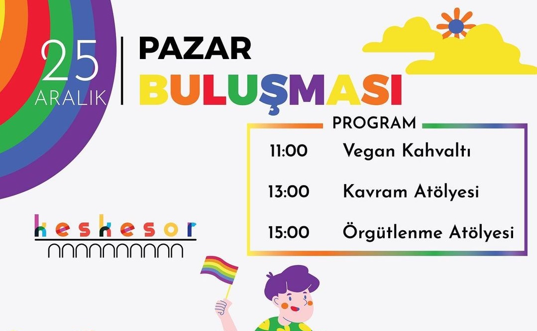 Keskesor, Pazar Buluşması düzenliyor Kaos GL - LGBTİ+ Haber Portalı