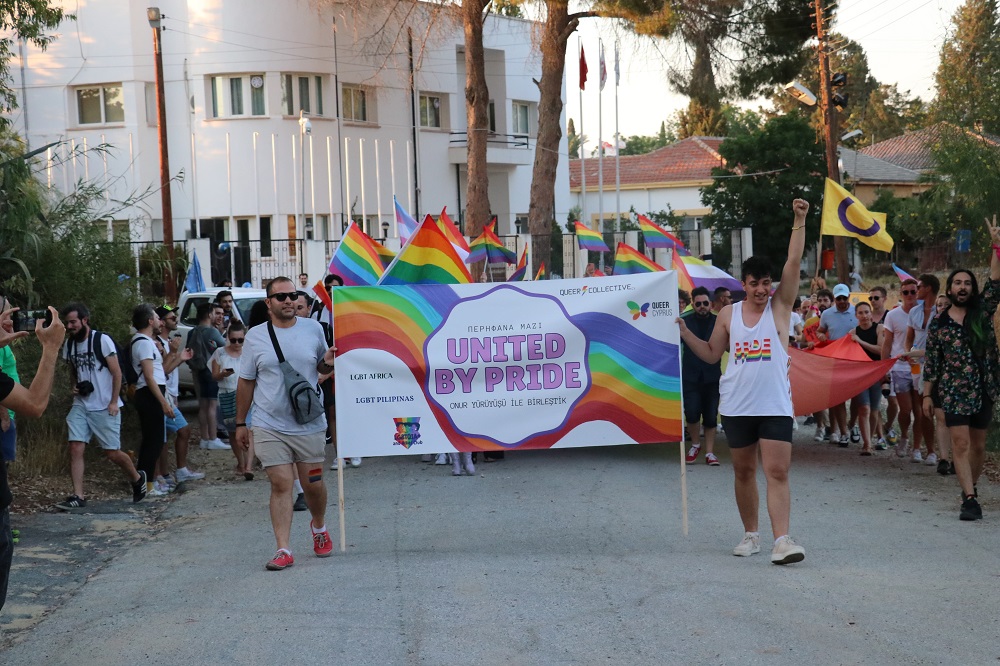 Kıbrıs Onur’u için bir arada yürüdü Kaos GL - LGBTİ+ Haber Portalı