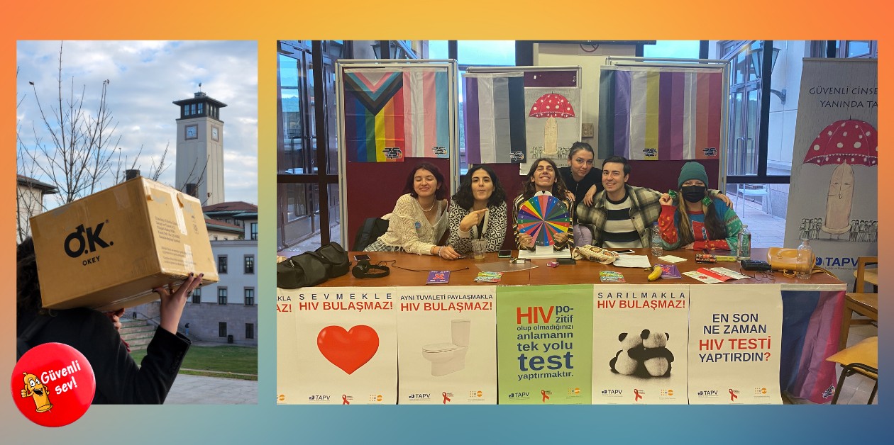 Koç Kuir kampüste Güvenli Cinsellik standı açtı | Kaos GL - LGBTİ+ Haber Portalı Haber