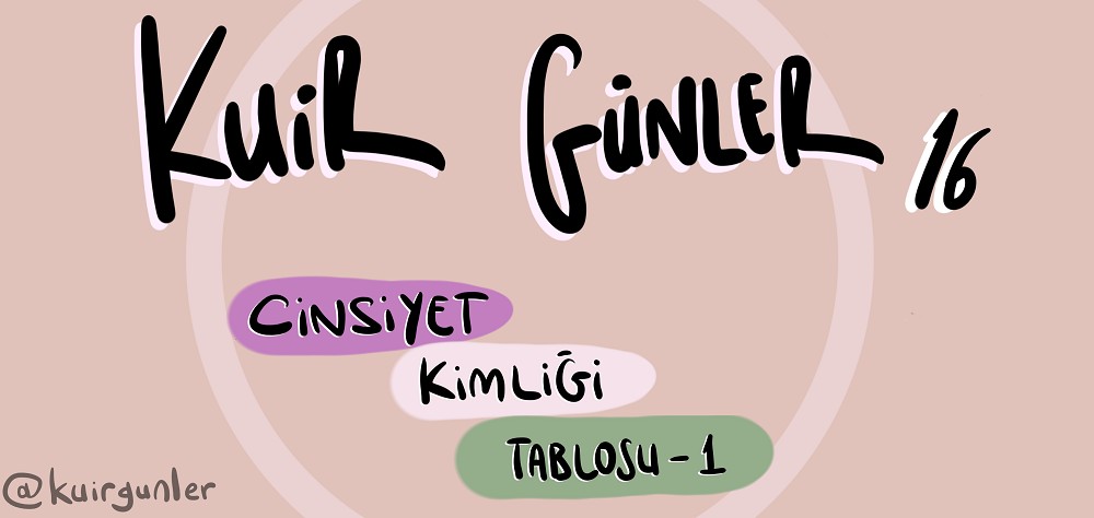 Kuir Günler: Cinsiyet kimliği tablosu Kaos GL - LGBTİ+ Haber Portalı