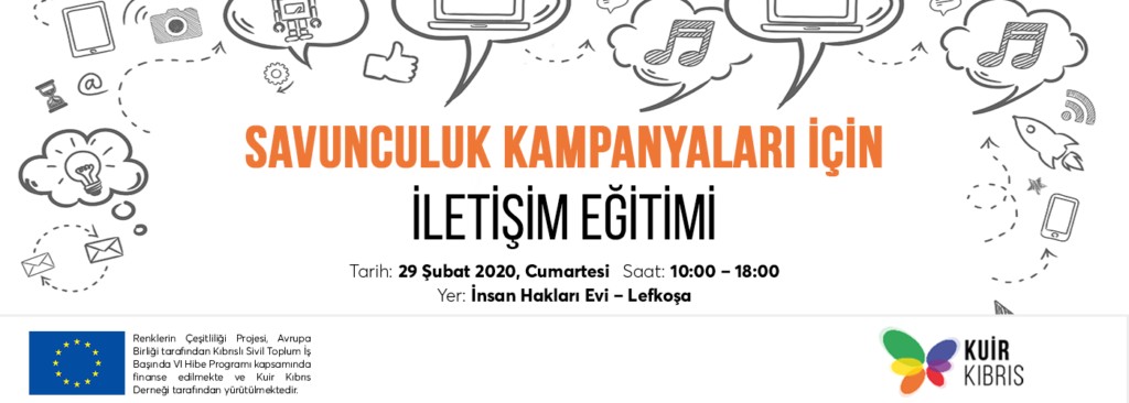 Kuir Kıbrıs’tan “Savunuculuk Kampanyaları için İletişim Eğitimi” Kaos GL - LGBTİ+ Haber Portalı