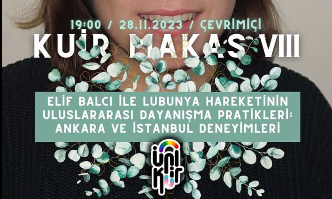 Kuir Makas 8’de Elif Balcı anlatacak Kaos GL - LGBTİ+ Haber Portalı