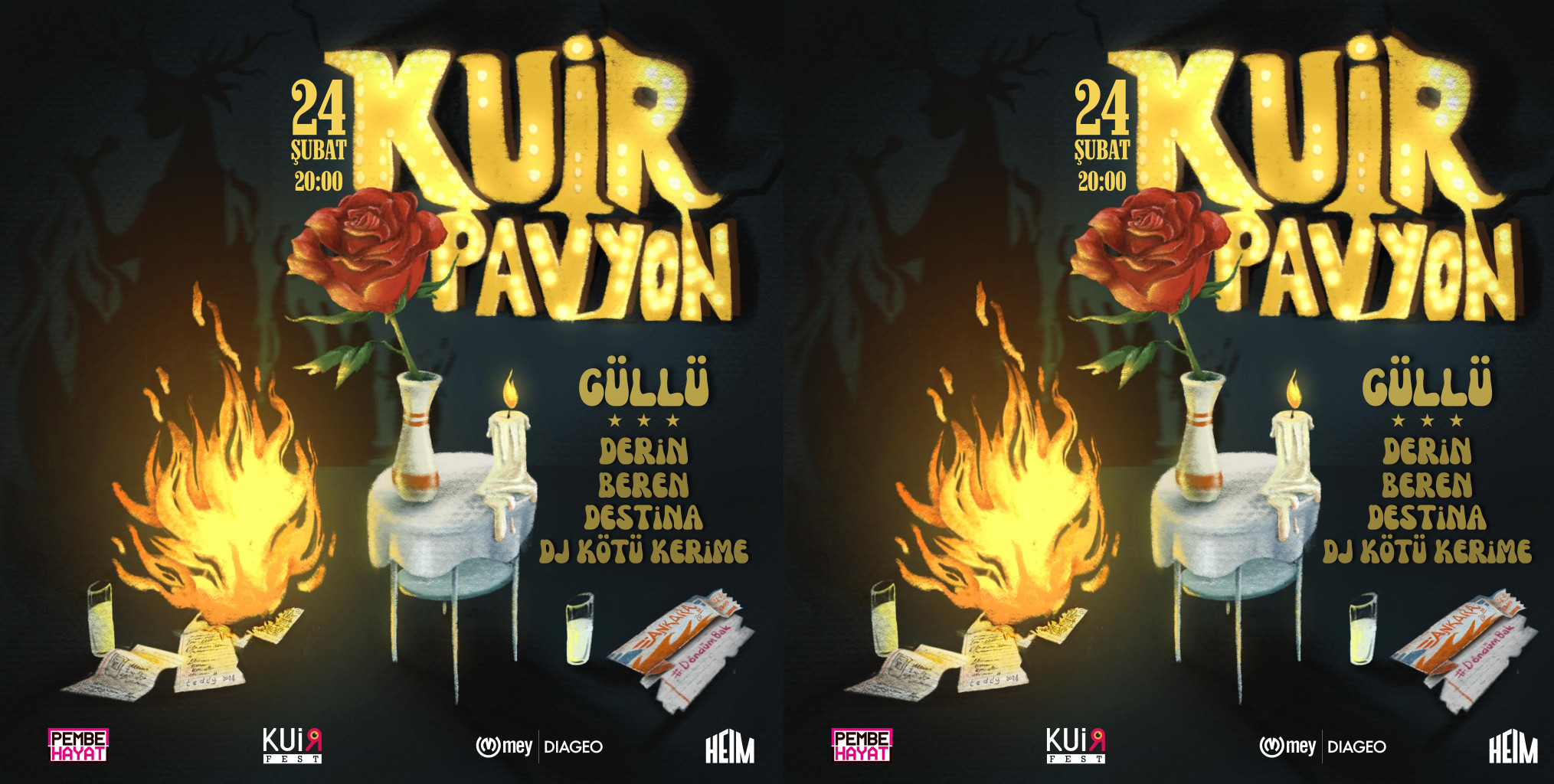 Kuir Pavyon 24 Şubat’ta Kaos GL - LGBTİ+ Haber Portalı