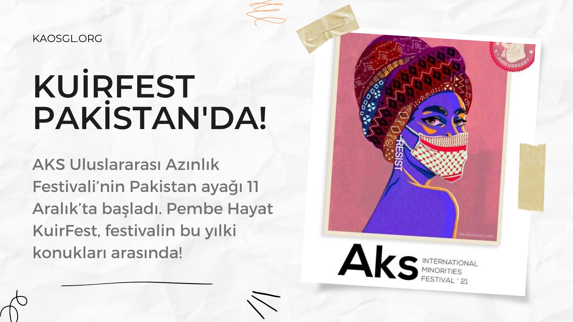 Kuirfest Pakistan’da! Kaos GL - LGBTİ+ Haber Portalı