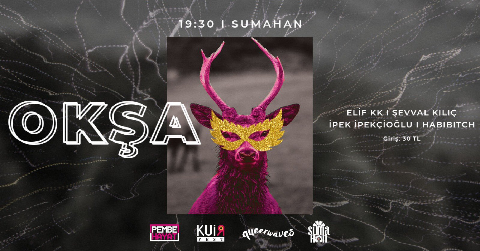 KuirFest ve queerwaves’ten kapanış partisi: “Okşa” Kaos GL - LGBTİ+ Haber Portalı