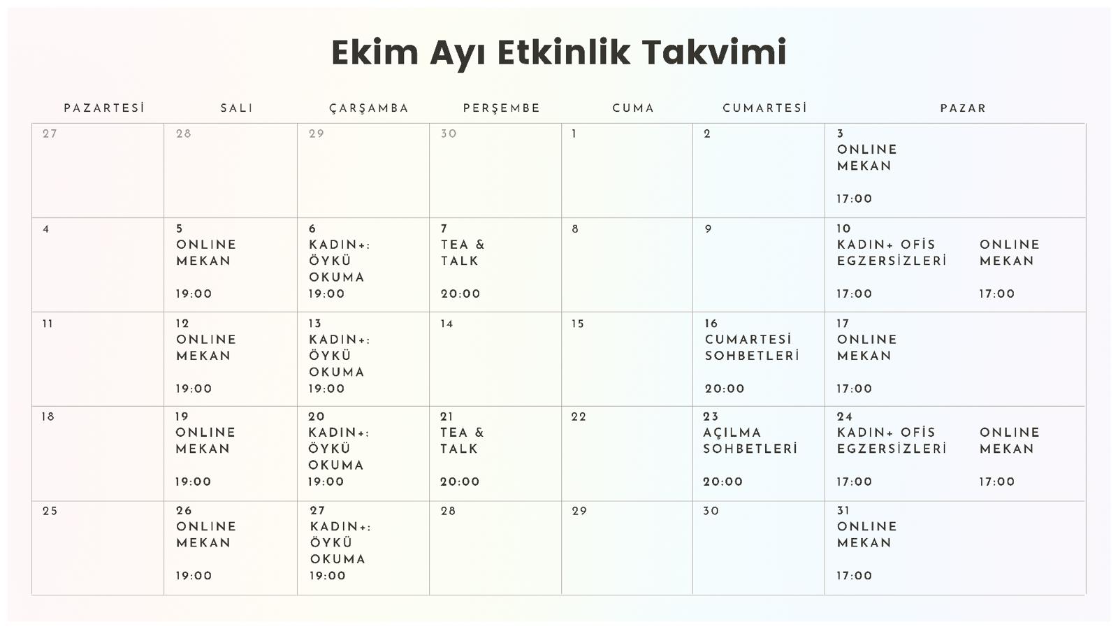 Lambdaistanbul’da Ekim etkinlikleri Kaos GL - LGBTİ+ Haber Portalı