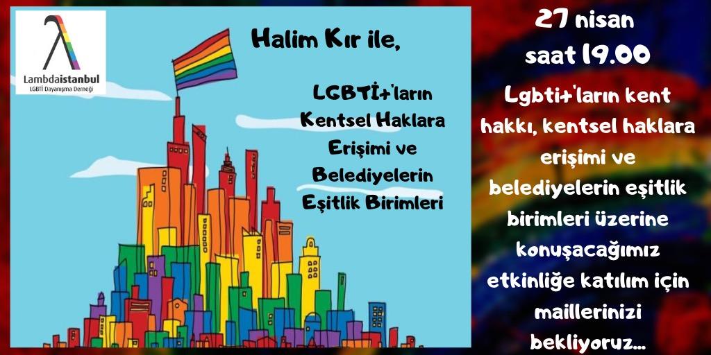 Lambdaistanbul’dan “LGBTİ+'ların Kentsel Haklara Erişimi” söyleşisi Kaos GL - LGBTİ+ Haber Portalı