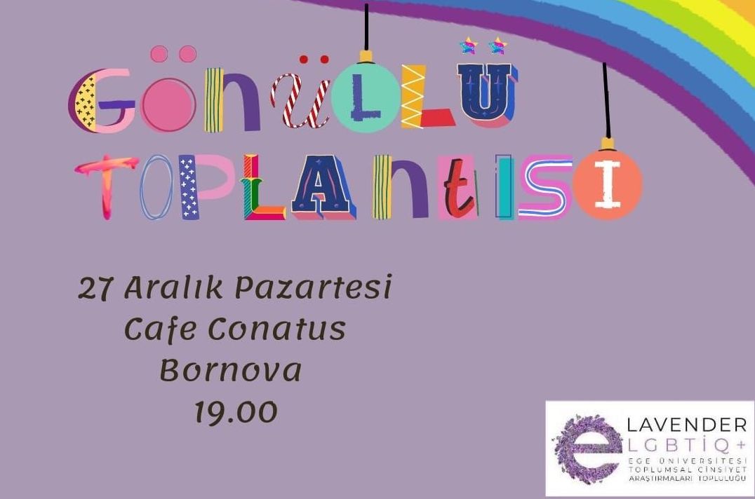 Lavender, gönüllü toplantısına çağırıyor! Kaos GL - LGBTİ+ Haber Portalı