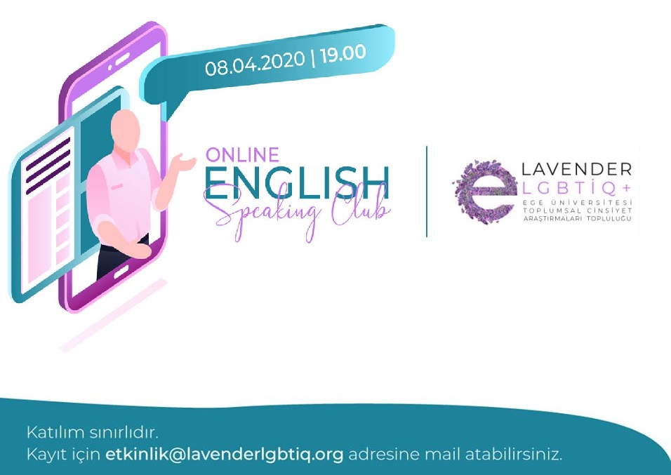 Lavender, Online English Speaking Club’a çağırıyor Kaos GL - LGBTİ+ Haber Portalı