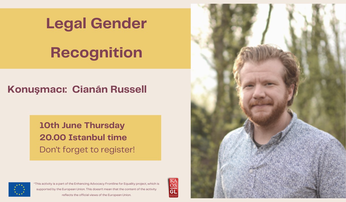 Legal Gender recognition panel is on June 10th! Kaos GL - News Portal for LGBTI+