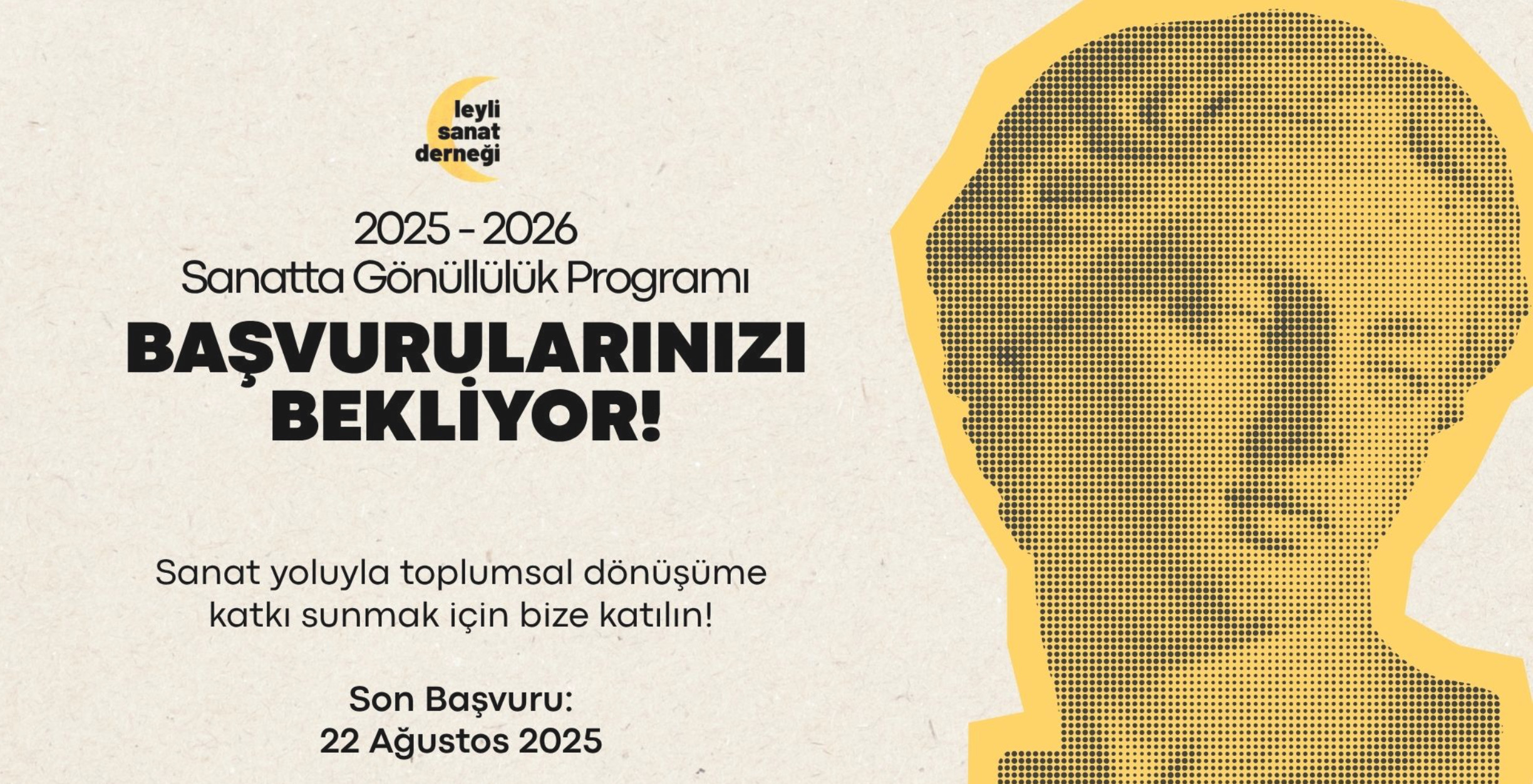 Leyli Sanat Derneği Sanatta Gönüllülük Programı başlıyor! Kaos GL - LGBTİ+ Haber Portalı