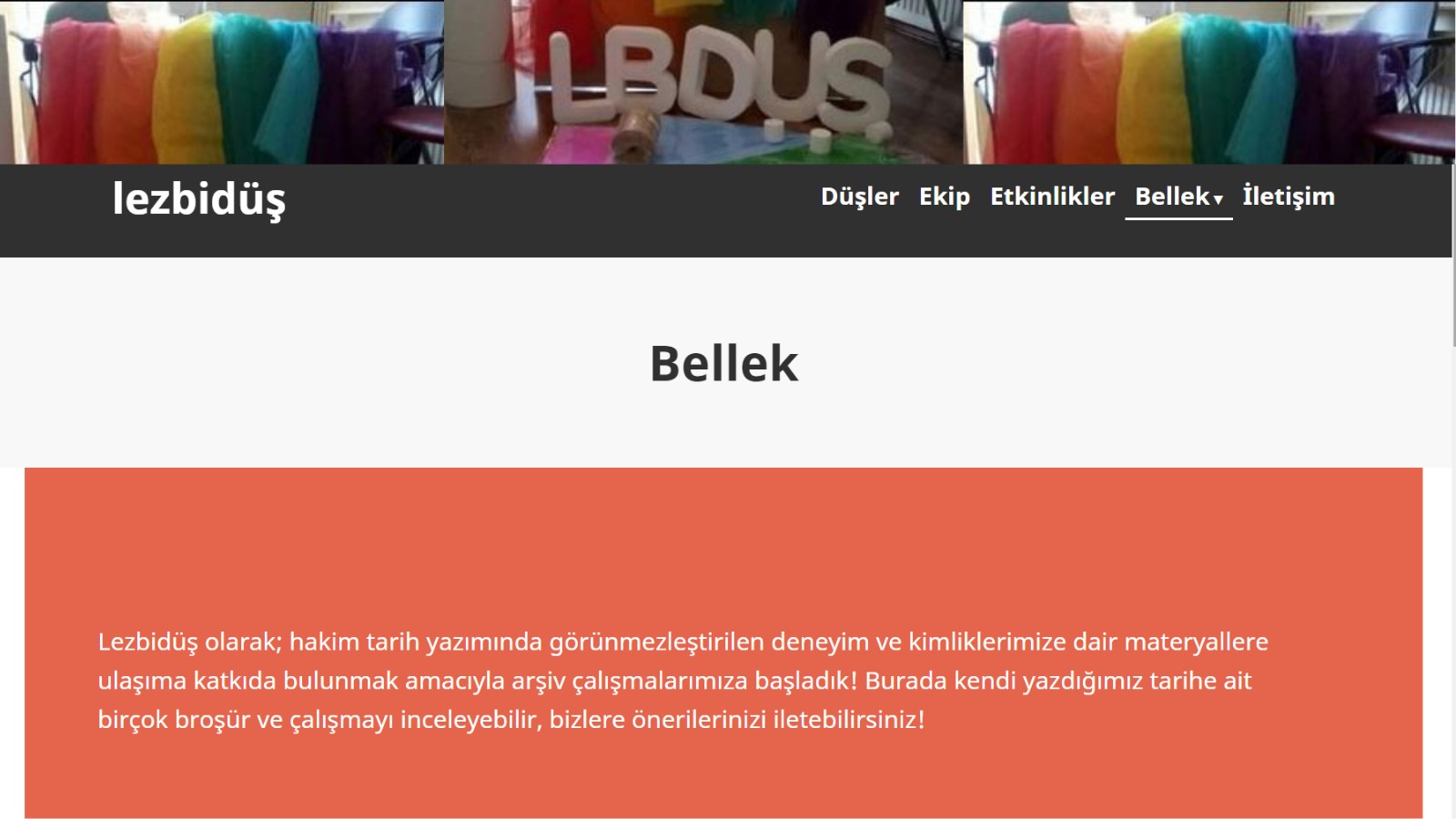 Lezbidüş Bellek yayında Kaos GL - LGBTİ+ Haber Portalı