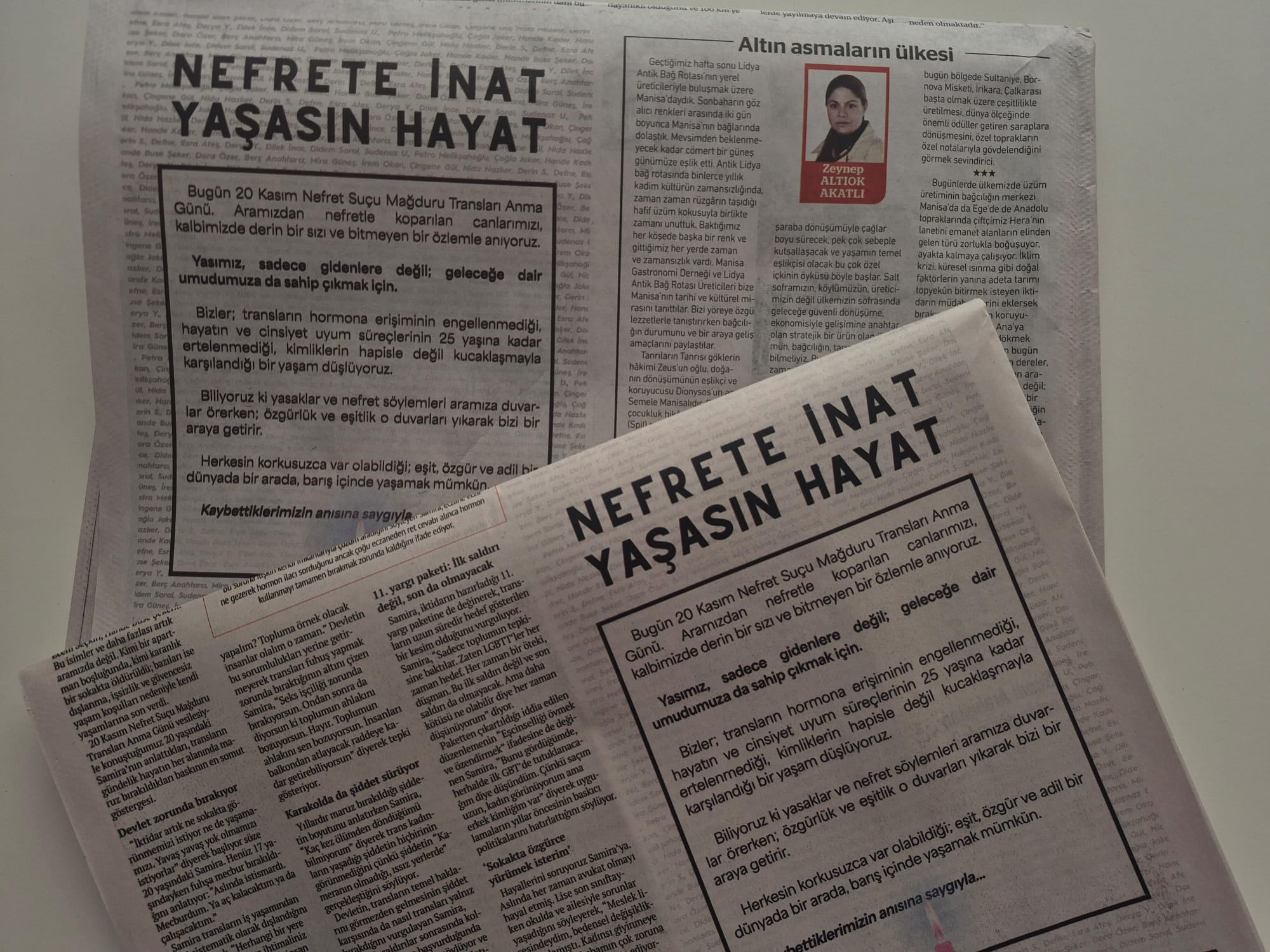 LGBTİ+ derneklerinden 20 Kasım açıklaması: "Yasımız, sadece gidenlere değil; geleceğe dair umudumuza da sahip çıkmak için" | Kaos GL - LGBTİ+ Haber Portalı Haber