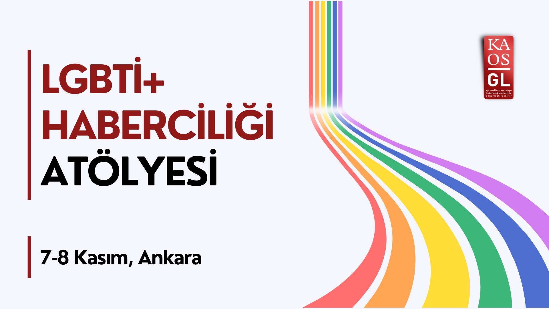 LGBTİ+ haberciliği atölyesine başvurular başladı | Kaos GL - LGBTİ+ Haber Portalı Haber