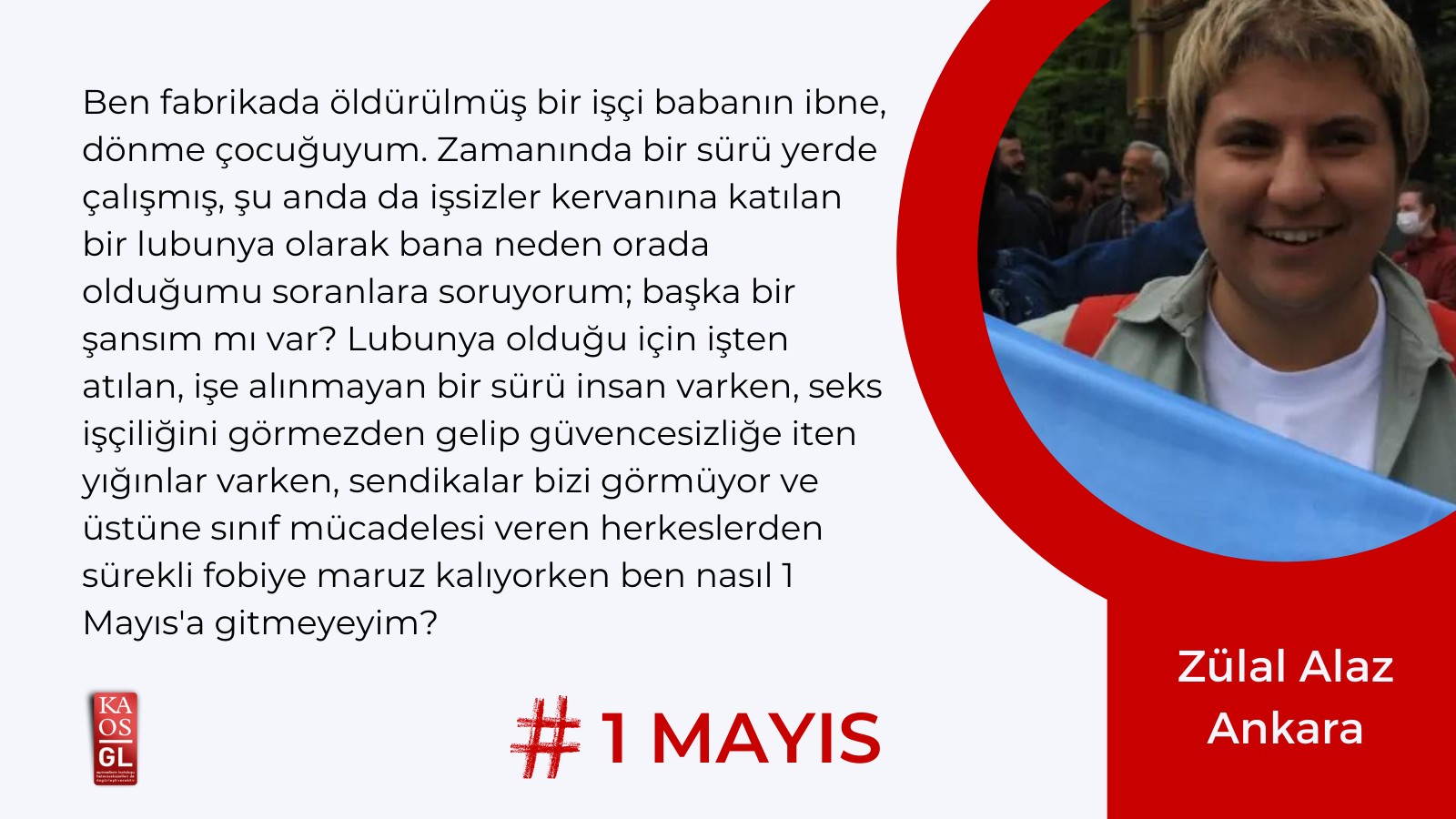 LGBTİ+’lar 1 Mayıs alanlarından bildiriyor: Dönmeyiz, dönmeyiz biz bu yoldan dönmeyiz! | Kaos GL - LGBTİ+ Haber Portalı Haber