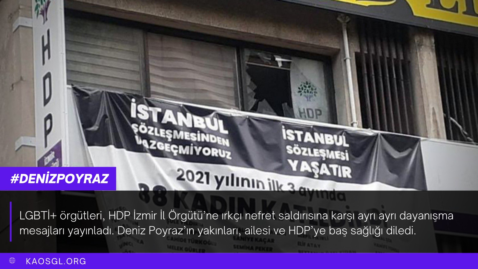 LGBTİ+ örgütlerinden HDP’ye ırkçı nefret saldırısına karşı dayanışma açıklamaları Kaos GL - LGBTİ+ Haber Portalı