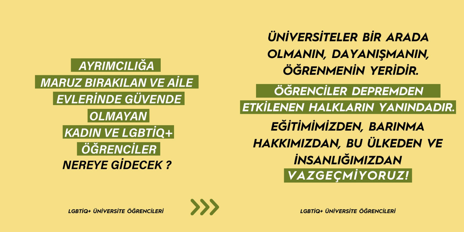 LGBTİQ+ üniversite öğrencileri: Yurtlar çözüm değil! Kaos GL - LGBTİ+ Haber Portalı