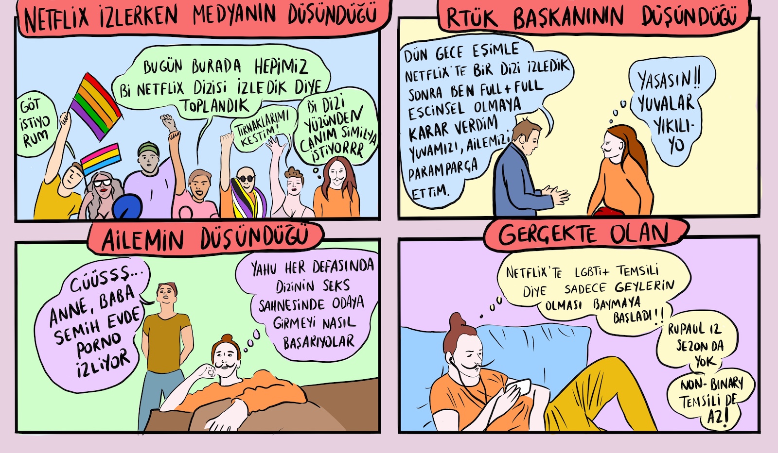 Lubunya Çizgiler: RTÜK’süz hayat! Kaos GL - LGBTİ+ Haber Portalı