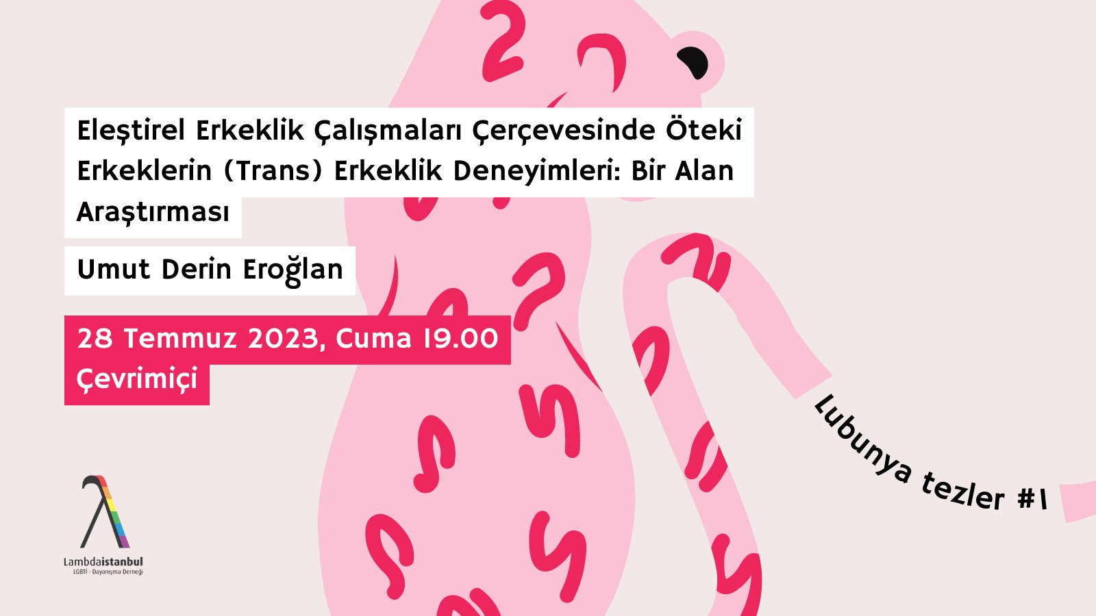 “Lubunya Tezler” serisi başlıyor Kaos GL - LGBTİ+ Haber Portalı