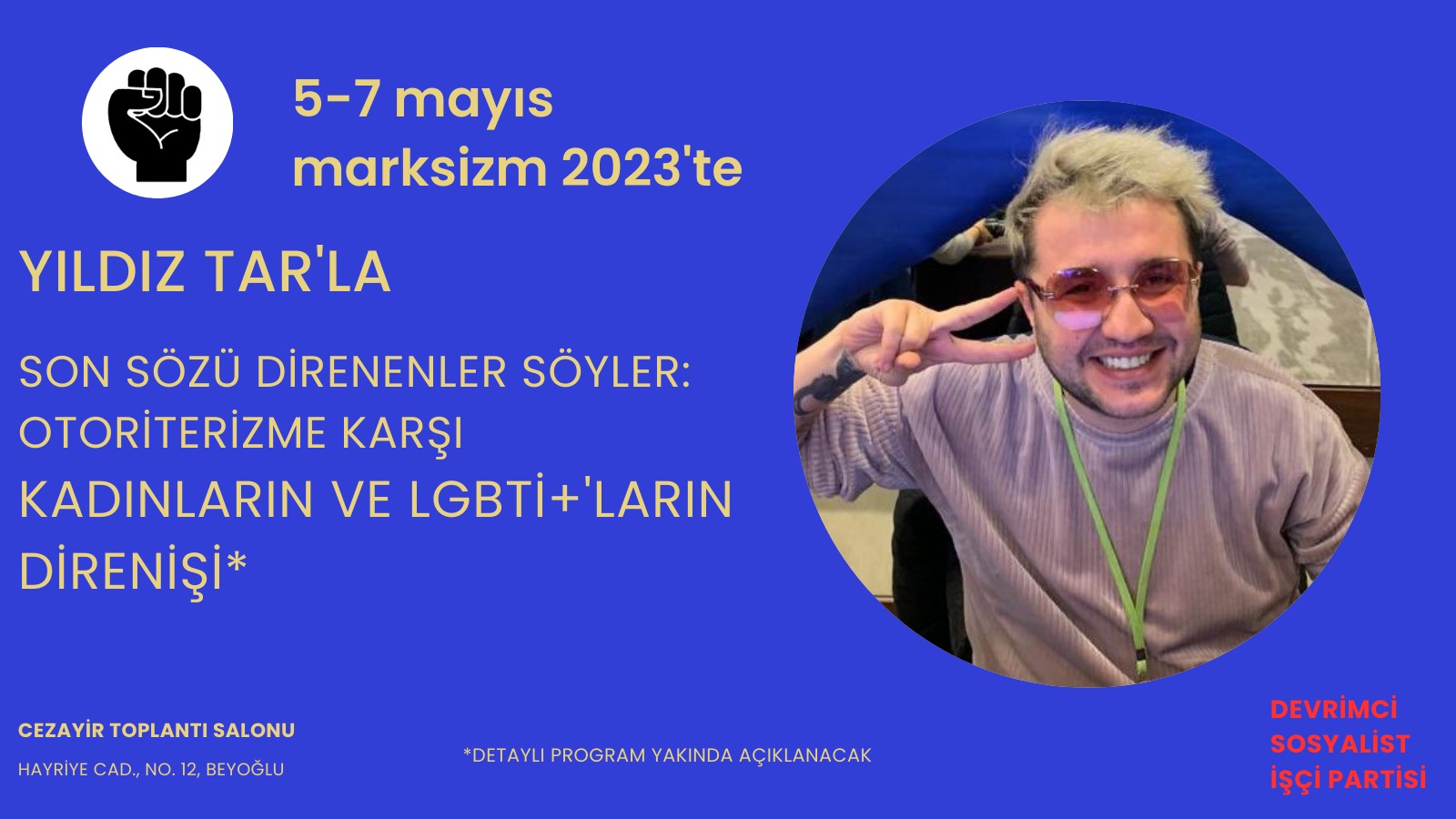 Marksizm toplantıları 5-7 Mayıs’ta İstanbul’da Kaos GL - LGBTİ+ Haber Portalı