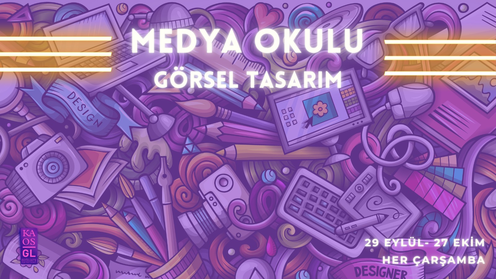Medya Okulu’nda zil çalıyor: Görsel tasarım ve dijital içerik üretme Kaos GL - LGBTİ+ Haber Portalı