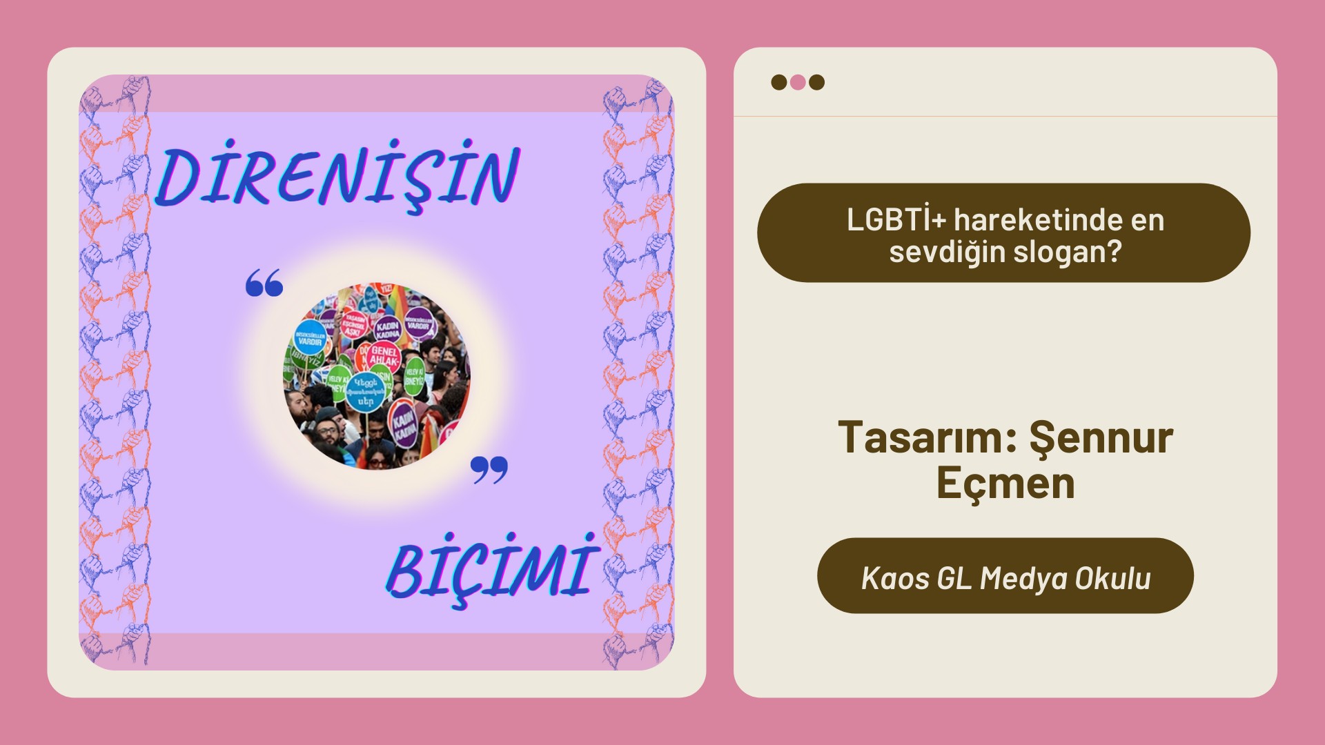 Medya Okulu’ndan: Direnişin o biçimi Kaos GL - LGBTİ+ Haber Portalı