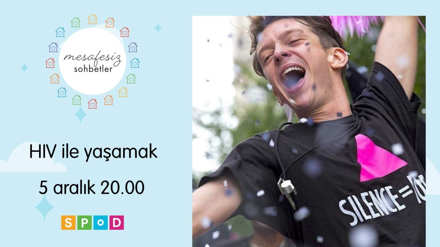 Mesafesiz Sohbetler’de “HIV ile yaşamak” konuşulacak Kaos GL - LGBTİ+ Haber Portalı