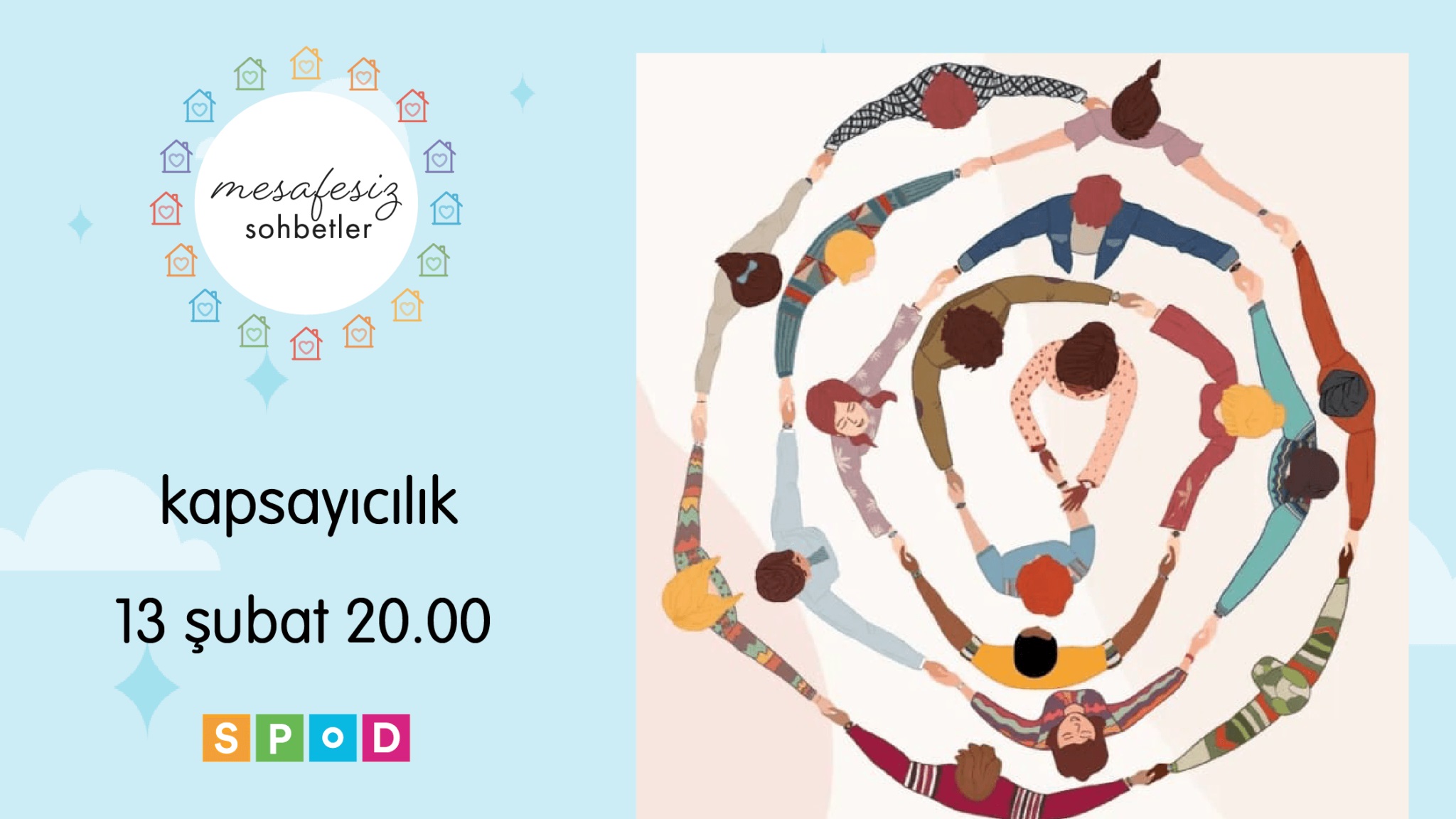 Mesafesiz Sohbetler’de önümüzdeki hafta: Kapsayıcılık Kaos GL - LGBTİ+ Haber Portalı