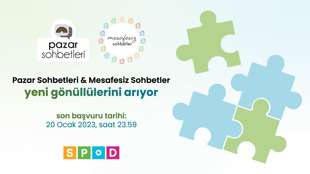 Mesafesiz Sohbetler & Pazar Sohbetleri yeni gönüllülerini arıyor Kaos GL - LGBTİ+ Haber Portalı