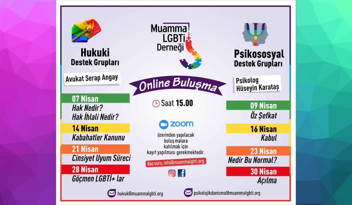 Muamma LGBTİ+’nın danışmanlık hizmeti artık online! | Kaos GL - LGBTİ+ Haber Portalı