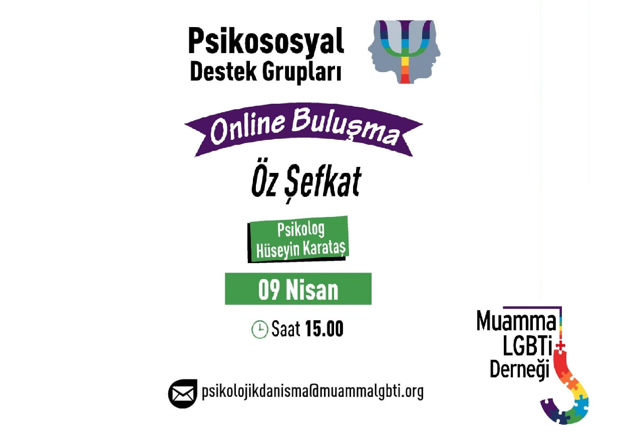 Muamma’nın psikososyal destek buluşmaları başlıyor! Kaos GL - LGBTİ+ Haber Portalı