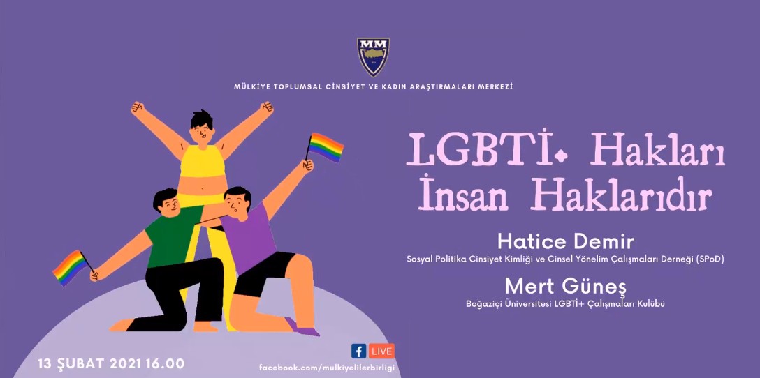 Mülkiyeliler Birliği’nde “LGBTİ+ Hakları İnsan Haklarıdır” söyleşisi Kaos GL - LGBTİ+ Haber Portalı